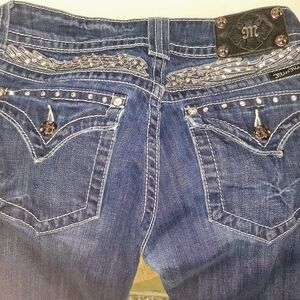 Embellished Blue Women's Jeans